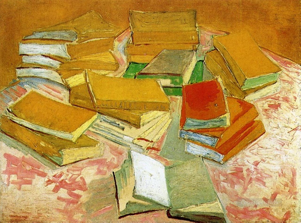 Naturaleza muerta Novelas francesas Vincent van Gogh Pintura al óleo